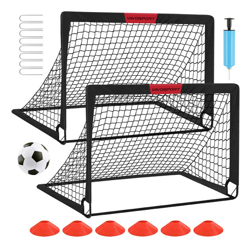 Juego De Porterías De Fútbol Para Niños Para Patio Trase.