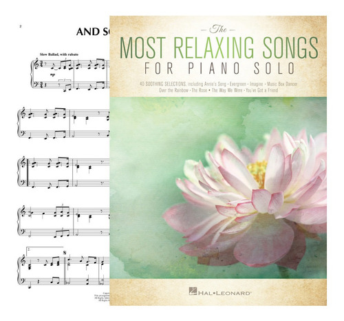 Partitura Piano Solo The Most Relaxing Songs Digital Oficial