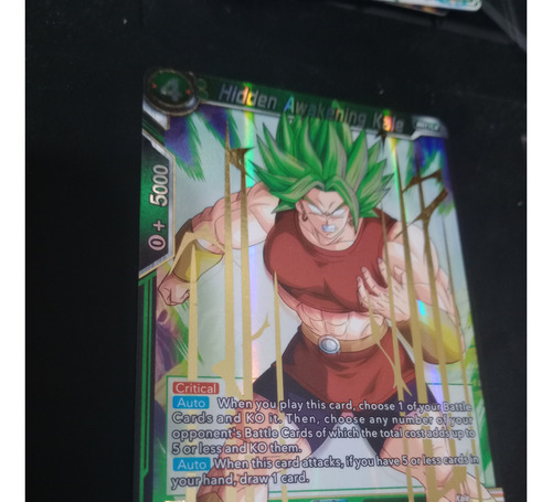 Hidden Awakening Kale Sr , Dragon Ball Carta Bandai 