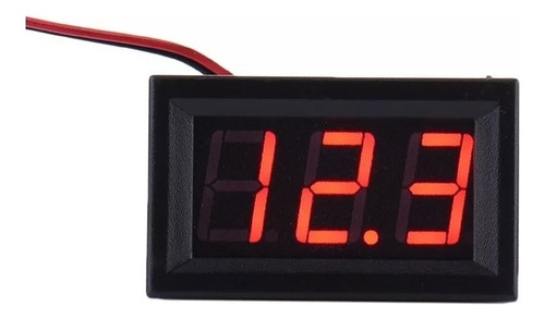 Mini Voltímetro 4.5-30vdc Led 3 Dígitos Rojo Arduino