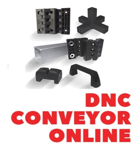 Manija Plastica Asa Universal L139 Pack 10 Unidades Cnc Negro