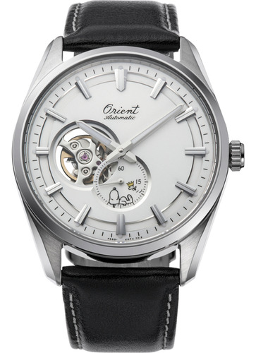 Reloj Orient Peanuts Limited Edition Snoopy Raaar0011s Negro Plateado Plateado