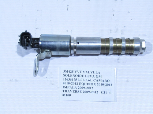 Vvt Valvula Selenoide Leva Gm Camaro Equinox Impala Traverse