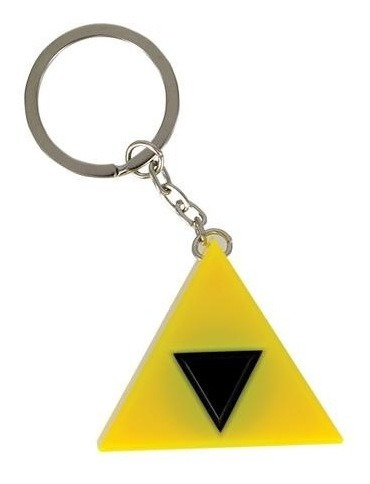 Imagen 2 de 3 de Llavero Con Luz Tri-fuerza Zelda