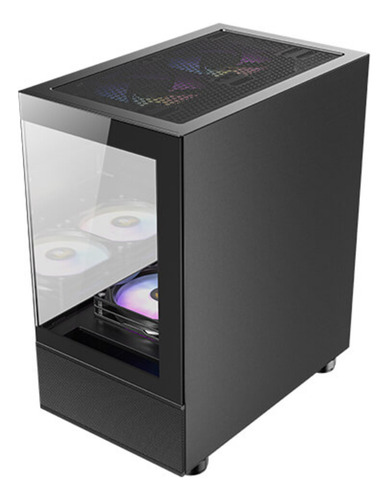 Gabinete Gamer Antec Cx200m Rgb Elite Vidro 5 Fans 120mm