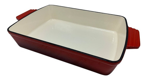 Imagen 1 de 10 de Asadera De Hierro Fundido Esmaltado 30cm, Vonne