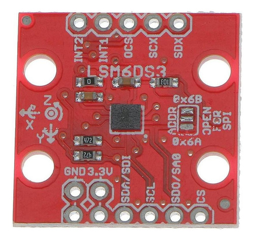 . Lsm6ds3 Sensor Giroscopio De 3 Ejes 3 Ejes Inercial 6dof