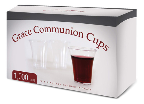 Grace, Vasos Para Comuni&oacute;n, Caja De 1000 Unidades, De