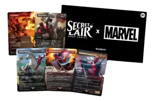 Secret Lair Marvel Deadpool Não Foil Magic The Gathering Mtg