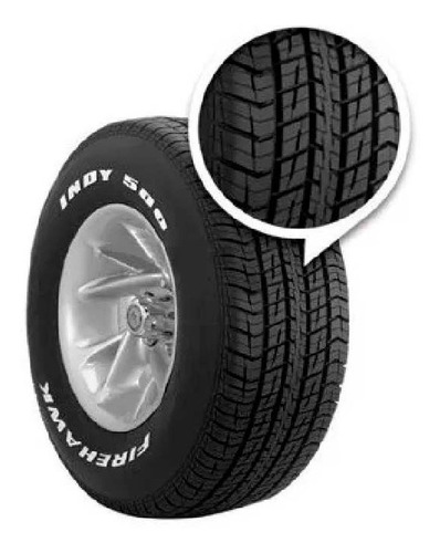 Llanta Firestone 255/60r15 102s Firehawk Indy 500