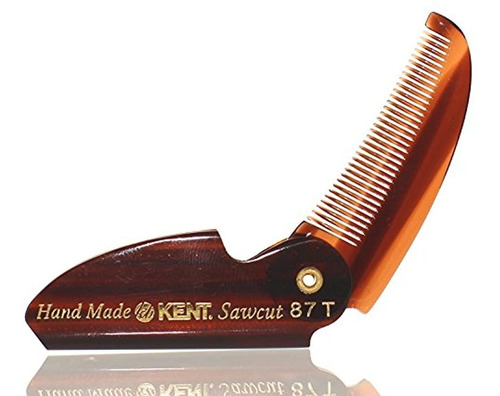 Kent 87t - Peine Plegable Para Barba Y Bigote De Kent Combs