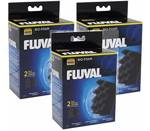 Hagen Fluval 6 Pack Of 306-406 Bio-foam Filters, 3 Boxes Con
