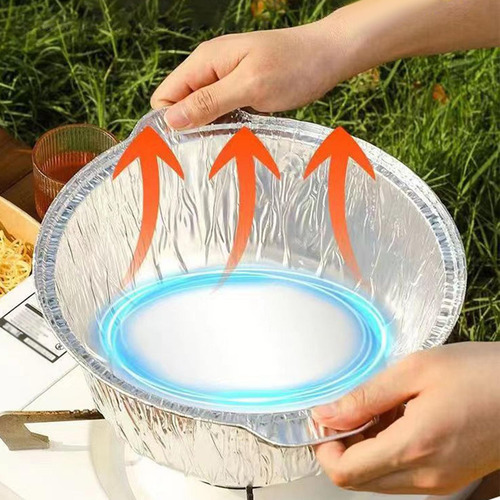 Tf Olla De Papel De Aluminio, Olla Para Carne,