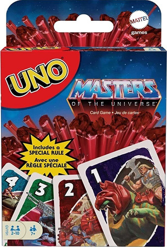 Juego De Cartas Familiar Uno Motu Masters Of The Universe
