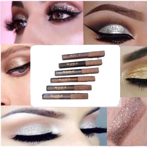 6 Sombras Líquidas Con Glitter!!!