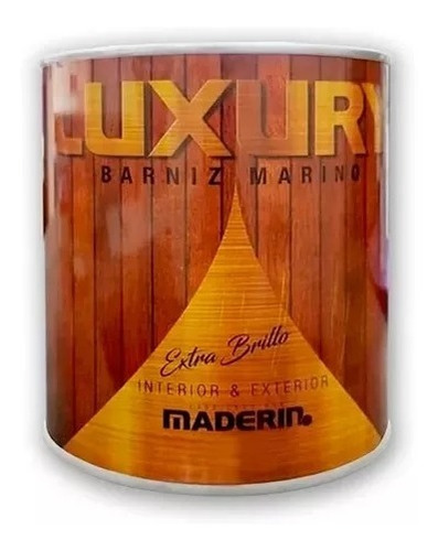 Barniz Marino Exterior Brillante Uv Luxury Maderin 900 Cc