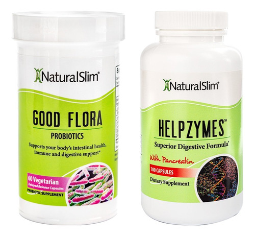 Duo Limpieza Intestinal Helpzymes + Good Flora Frank Suarez 