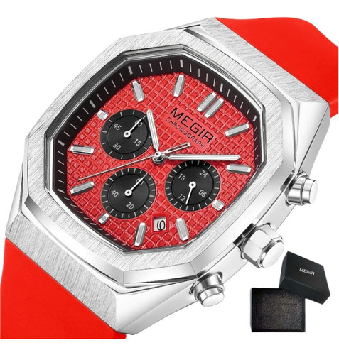 Relojes Impermeables Megir Chronograph Business