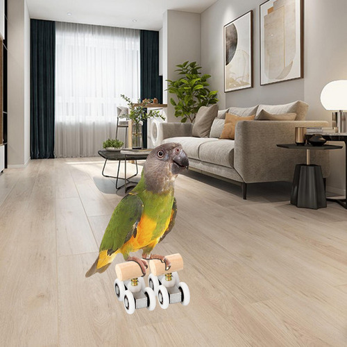 2 Mini Parrot Trick Roller Ice Skates Pet 2,1x4,2 Cm