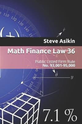 Libro Math Finance Law 36 : Public Listed Firm Rule No. 9...