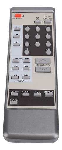 Reproductor De Cd Y Disco Rm 990, Mando A Distancia, Control