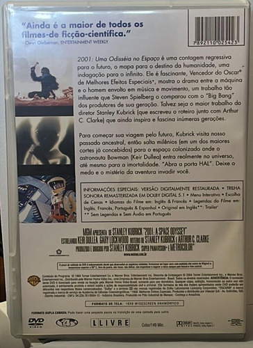 2001 Uma Odisseia No Espaço- Direção De Stanley Kubrick (Usado)