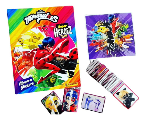 Album Miraculous Super Heroez Team Completo A Pegar