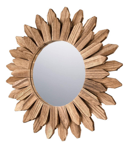 Espejo De Pared Redondo De Madera Para Maquillaje, Para
