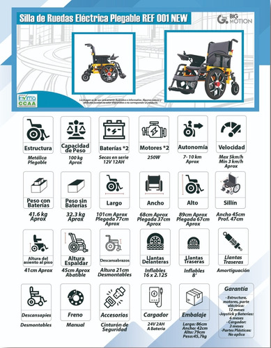 Silla De Ruedas Eléctrica 001 New