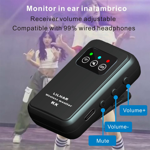 Sistema De Monitor Intra-auricular Sem Fio Cristalino, Tecno