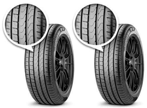 Paquete De 2 Llantas Pirelli 245/40r17 91w P7 Cinturato