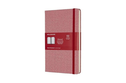 Caderno Grande Coleção Limitada - Blend - Pautado - Vermelho
