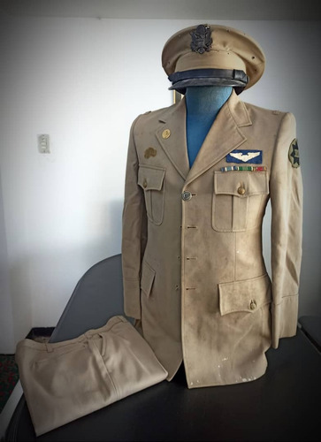 Antiguo Uniforme Aviacion Usa Segunda Guerra Mundial Complet