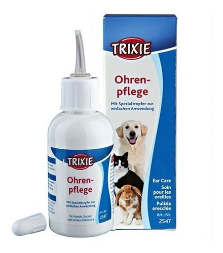 Limpiador Contorno De Orejas Trixie 50 Ml Para Perro Gato . 