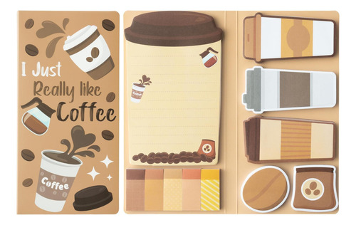 B1ykin Sticky Notes Set-tema De Dibujos Animados Lindos De