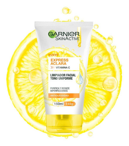 Gel Limpiador Garnier Vitamina C - mL a $116