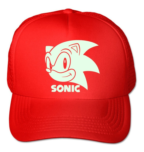 Gorra Sonic Brillan En La Oscuridad