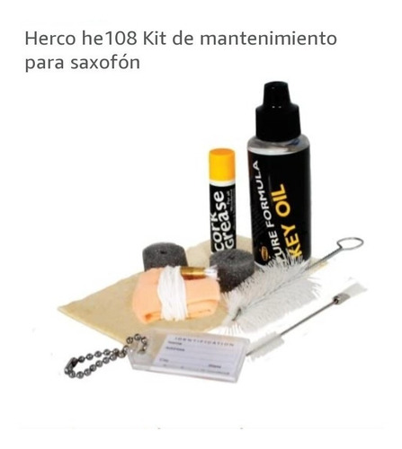 Imagen 3 de 6 de Kit De Mantención Saxofón Dunlop Herco He108 Made In Usa