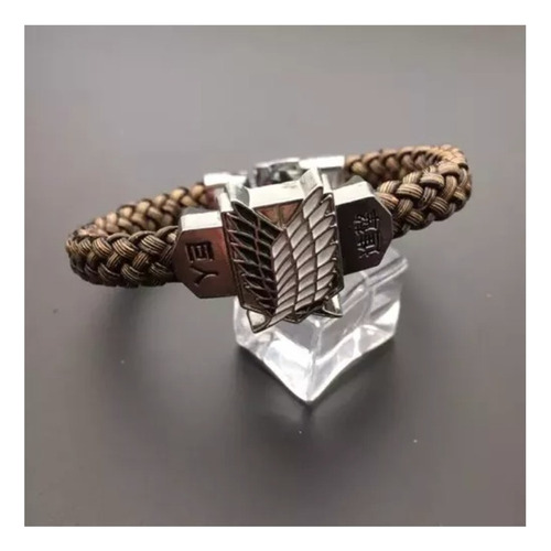 Pulsera De Attack On Titan Shingeki No Kyojin Mikasa Titanes Bordó 10 Cm 20 Cm