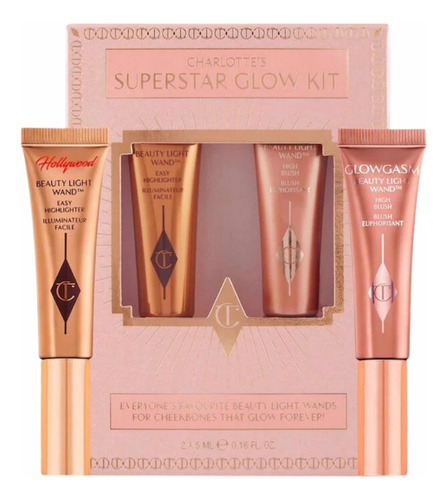 Charlotte Tilbury | Charlotte’s Superstar Glow Kit Tono del maquillaje Pinkgasm & Spotlight