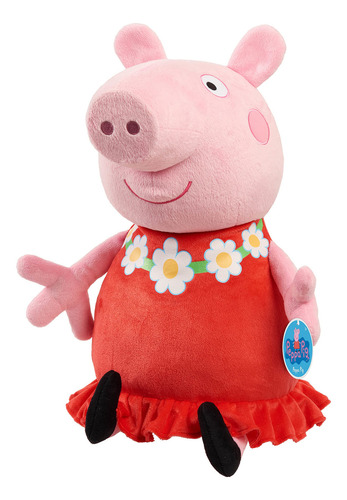 Peppa Pig Just Play - Animal De Peluche Jumbo, Juguetes Par. Color Rosa