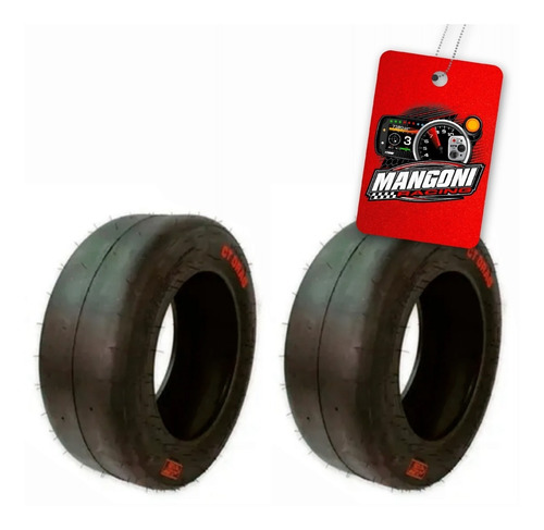 Par De Pneu Arrancada Ct Drag Ag Slick 24,5 8.0 Aro15 Pista.