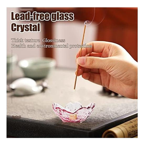Soporte De Incienso De Ziyue Para Palos E Incienso De Glass