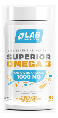 Omega Krill Oil 60 Softgel Sabor Unflavored