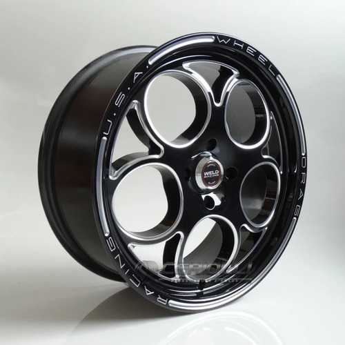 1 Roda Weld Magnum Aro 17 4x100/5x114 (unidade) Cor Preto Diamante 5x114