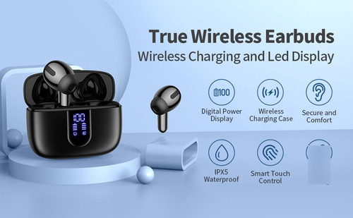 Tagry X08 True Wireless Earbuds Audífonos Inalámbricos