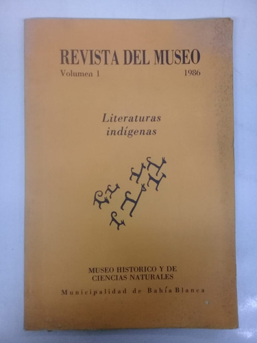 Revista Del Museo Volumen 1 - 1986 * Literaturas Indigenas