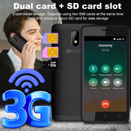 Ax751 Twl Teléfono 1gb Ram + 16gb Soporte Expansión 128 Gb Dual Sim 5 Pulgadas Celular