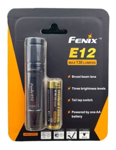 Imagen 2 de 7 de Linterna De Mano Fenix E12 Max Led 130 Lumen Camping