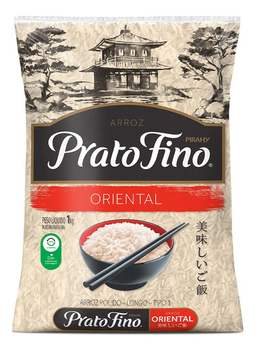 Arroz Prato Fino Oriental Tipo 1 - 1 Kg